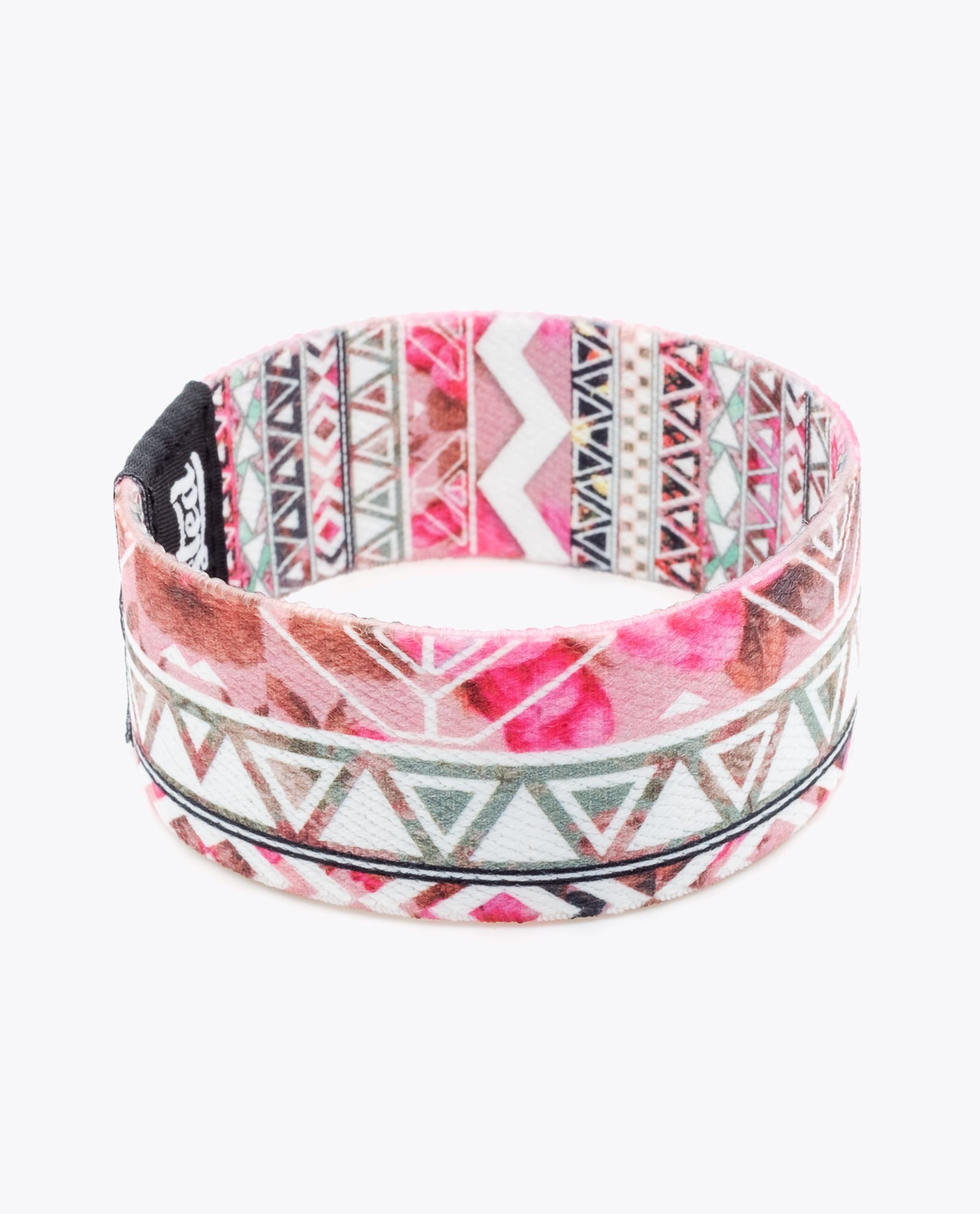 Aztec Copper Cuff Bracelet with Pink Accents - Western Express